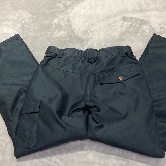 Snowboard pants women’s dark green with rose gold zipper pulls Velcro sides - Picture 8 of 11